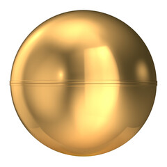 Luxury Golden Spheres 3D Render &ndash; Abstract Metallic Background