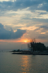 sunrise over the sea