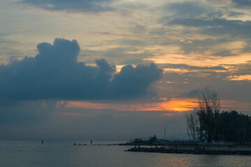 sunrise over the sea