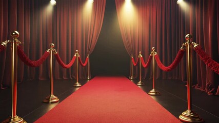 A glamorous red carpet event gathers celebrities under dazzling spotlights and luxurious decor, creating unforgettable atmosphere filled with joy and jubilation in the everchanging entertainment scene