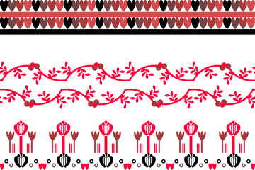 Abstract red,white background vector illustration in cartoon style, depicting global teamwork and community networking concepts. Modern seamless abstract red heart pattern,perfect for Valentine's Day.