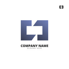 Fototapeta premium Minimalist bold logo 