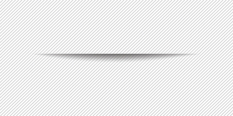 Page dividers with transparent shadows, isolated. Pages separation vector set. Transparent realistic paper shadow effects. Web banner. Element for frame shadow. Vector design for website, text, border