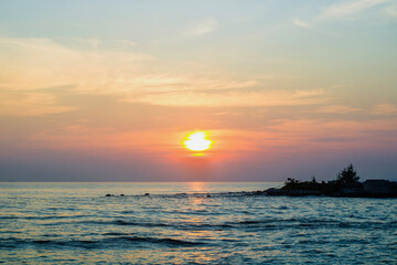 sunrise over the sea