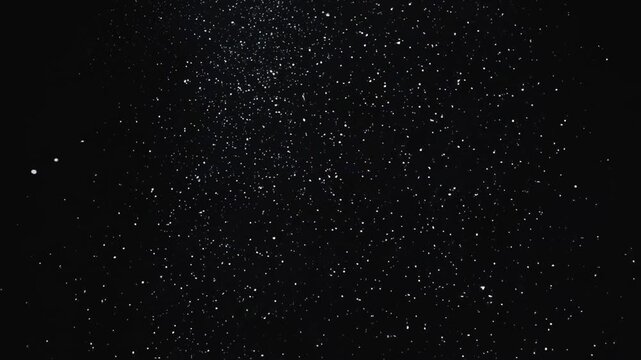 Dark background speckled with white, creating a speckled starlike effect