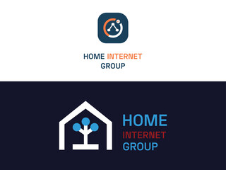 Professional Internet Provider Logo | Home Networking Brand Identity.