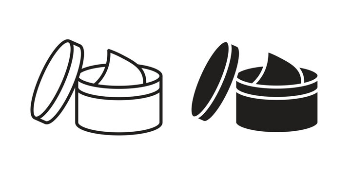 Body cream icons for web developers and designers,