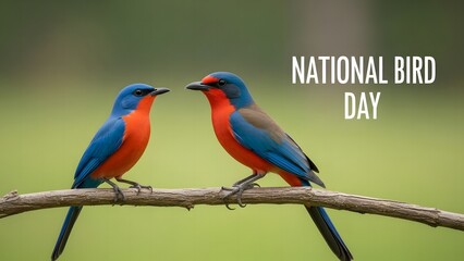 Fototapeta premium Celebrating national bird day