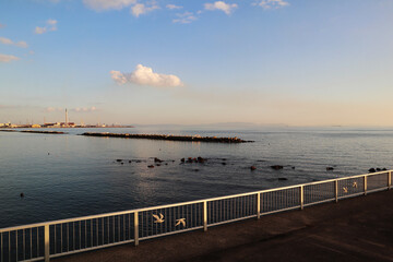 Obraz premium 海辺の夕景