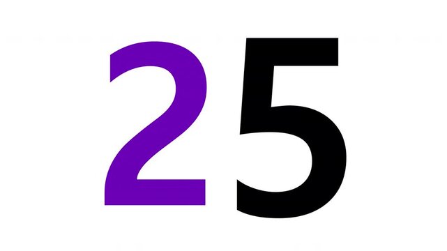 30 second countdown. clock displaying a digital font for 30 seconds