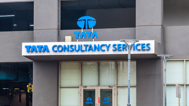 Tata Consultancy Services Limited office in Noida. TCS is an Indian multinational information technology services and consulting