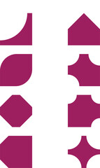 set of colorful vector labels