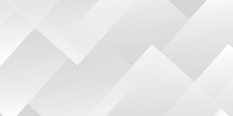 White and blue modern abstract wide banner with geometric shapes. Dark blue and white abstract background. Vector illustration