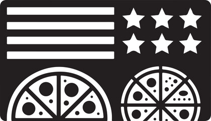 This is Eye Soothing & Minimalist Icon Design for National Cheese Pizza Day