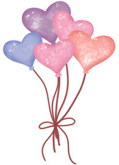 heart shaped balloons 