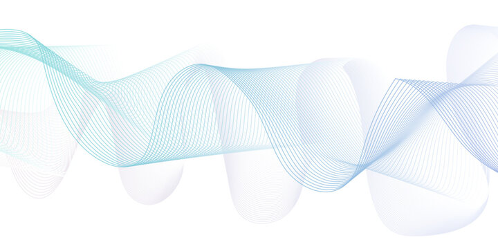 Abstract blue blend line technology business wavy background with waves flow background. minimal paper grid web smooth line. digital vector web soundwave pattern texture.