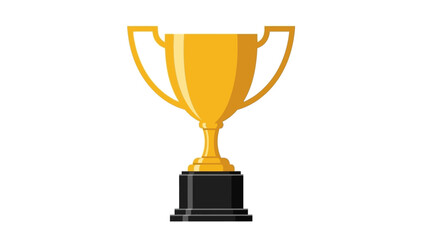 Golden award trophy icon showcasing success and winning, perfect for celebrating achievements and championship victories