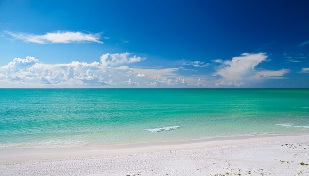 Sun Kissed White Sand Turquoise Water Clearwater Beach Florida Sky Sunshine Tropical