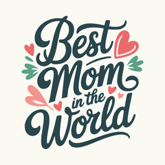 Modern Colorfull Mom Tshirt Vector Design