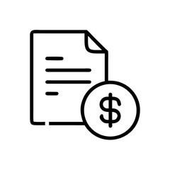 unpaid invoice icon
