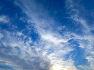 Obraz premium blue sky with clouds