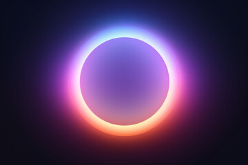 Minimal glowing smooth circular gradient effect background.
