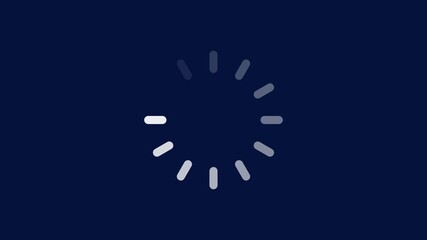 Animated of circle loading icon .Wheel loading concept icon black background. - Powered by Adobe