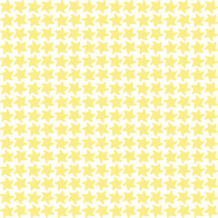 Title: Seamless Modern Star Pattern in Soft Yellow on White Background