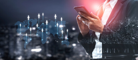 Professional networking expands business connections, fosters collaboration, and builds digital...