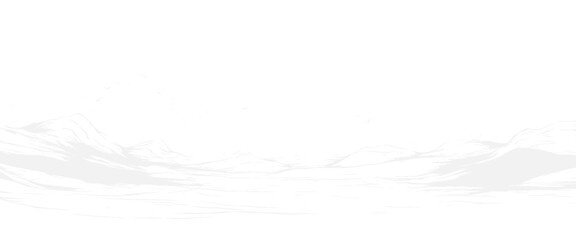 Vector black and white water texture, top view of sea waves, black and white water, background texture.	