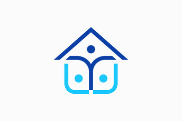 Home People Community Vector Logo Premium 