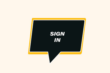 Print Button, web template, sign in, banner label, vector symbol.


