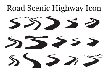 Road Scenic Highway Icon