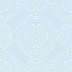 Fototapeta premium A light blue background featuring concentric circles with dashed lines, creating a modern and minimalist pattern.