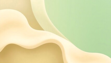 abstract green wave background