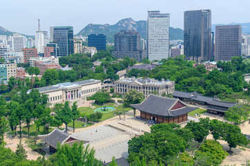 ソウルの美しい街並み風景Beautiful cityscape of Seoul, the capital of South Korea