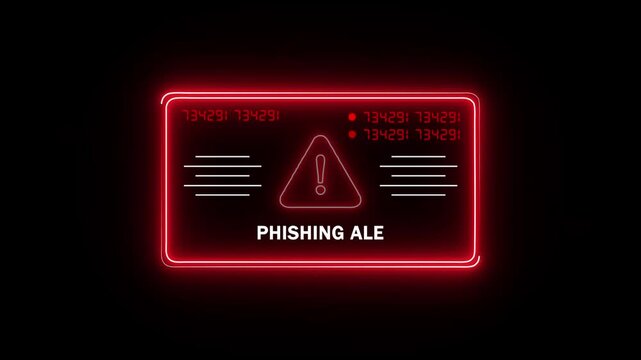  phasing ale Alert. Warning security breach computer hacking warning message hacked Warning symbol on the screen privacy protection data hacking malware virus Danger sign.4k video
