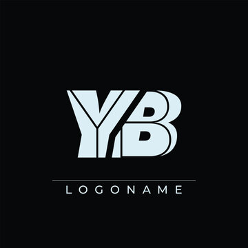 A sophisticated and professional logo design featuring the initials YB in a bold sans serif typeface suitable for various business branding purposes