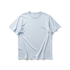Fototapeta premium Light blue t-shirt isolated on transparent background