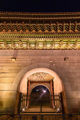 韓国ソウルにある東大門の風景Beautiful view of the Dongdaemun in Seoul, South Korea