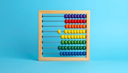 old abacus and calculator