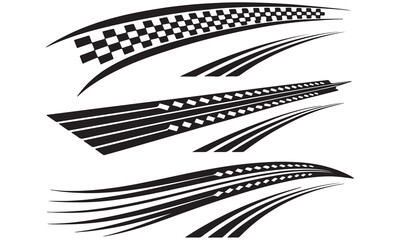 Racing Stripe Designs &ndash; Car Decals, Speed Graphics & Motorsport Line Art