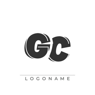 A sophisticated and professional logo design featuring the initials GC in a bold sans serif typeface suitable for various business branding purposes