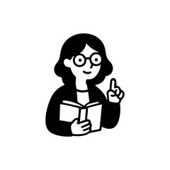 Woman Reading a Book