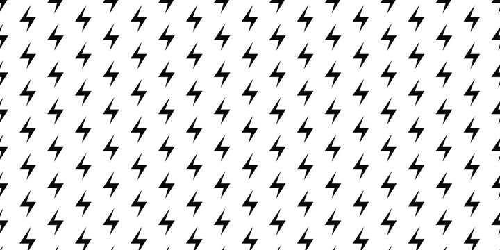 simple black lightning bolt pattern for banner poster background.