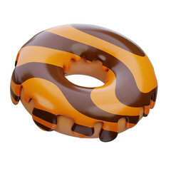 3d donut illustration