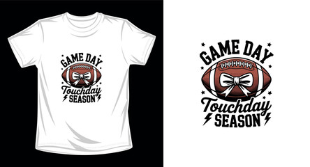 American football graphic vector art t-shirt design print template