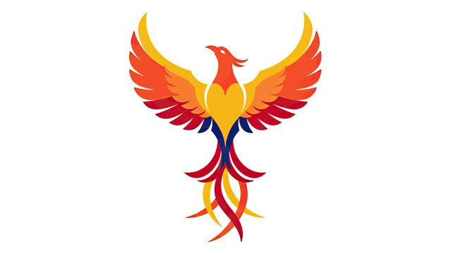 Mythical Phoenix Bird Icon