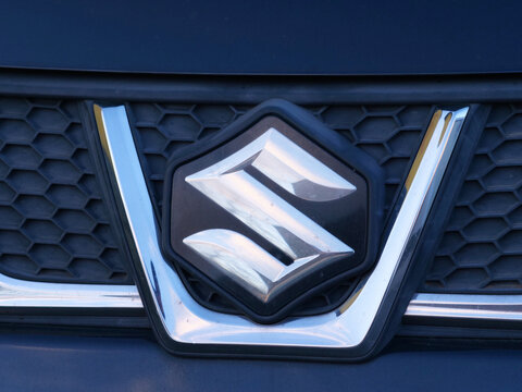Germany, Paderborn, December 254. 2025, Suzuki Vitara logo on the front