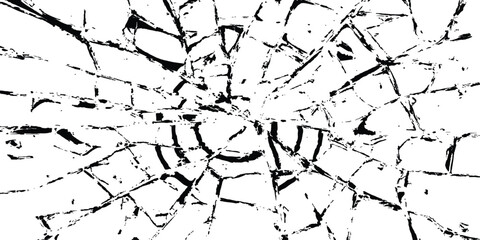 Obraz premium Cracked glass backgrounds cracked broken. 